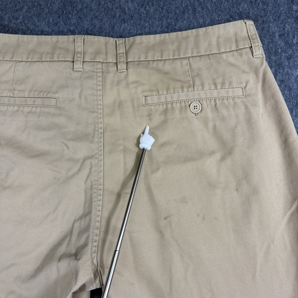 FOX Motocross Shorts Men's 36 Y2K Racing Tan Khaki Work Stained - Picture 10 of 13